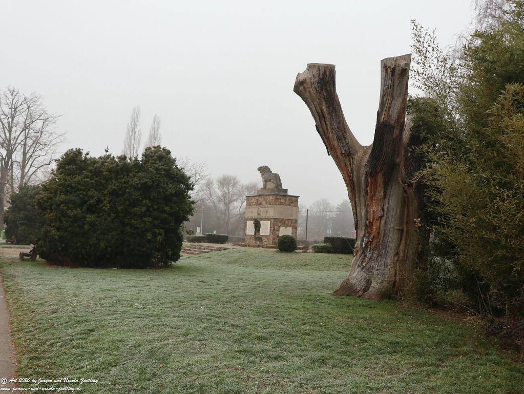 Philosophische Bildwanderung im Nebel von Eltville am Rhein nach Hattenheim zurück nach Eltville