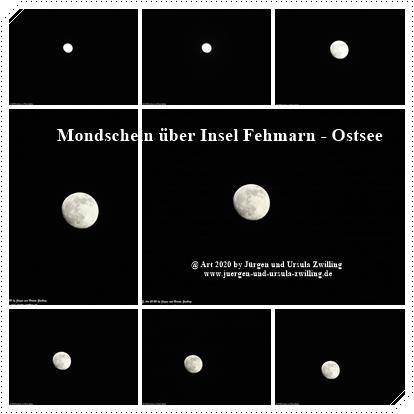 Mondschein über Insel Fehmarn - Ostsee