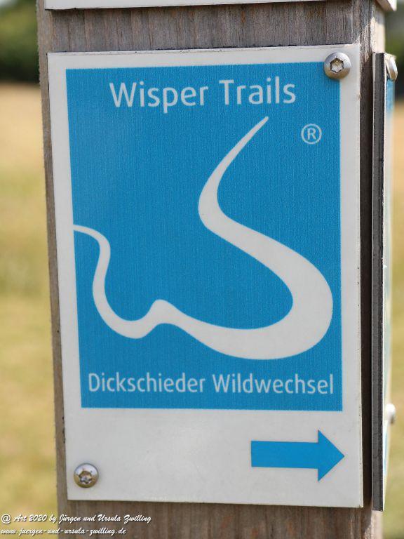 Philosophische Bildwanderung  Dickschieder Wildwechsel - Wisper Trail - Taunus