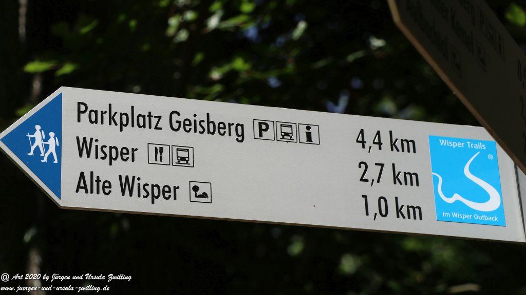 Philosophische Bildwanderung  Wisper Outback Wisper Trail - Taunus