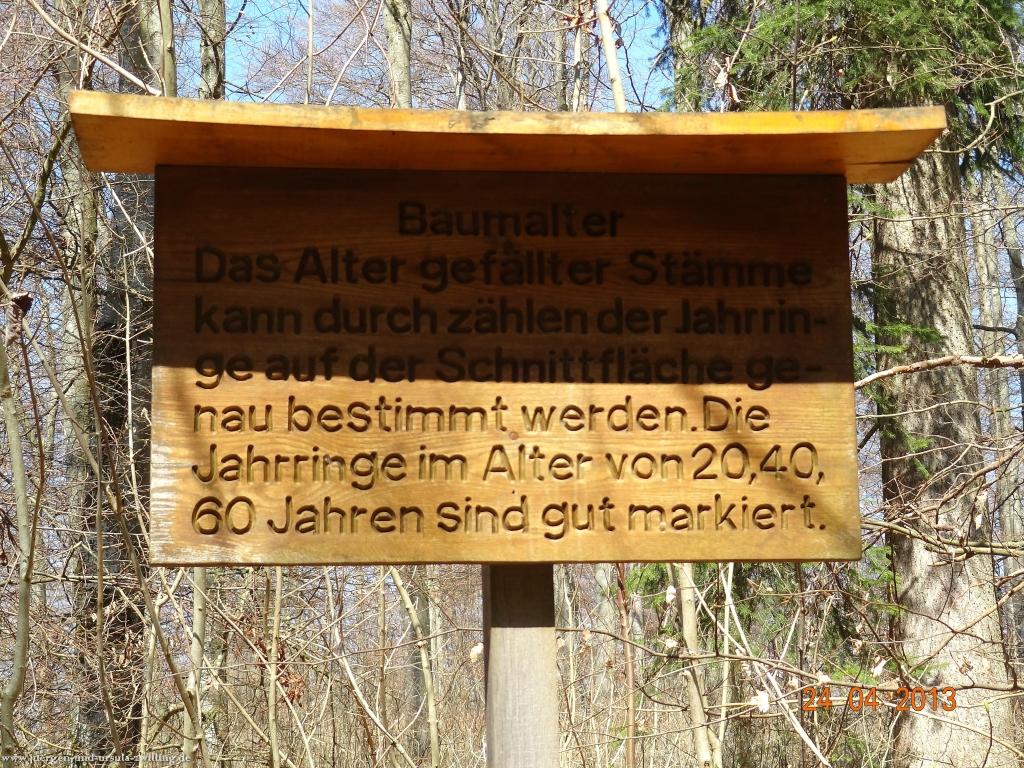 Philosophische Bildwanderung Traufgang-Schlossfelsenpfad