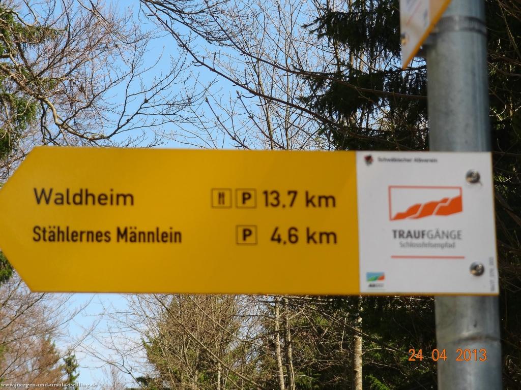 Philosophische Bildwanderung Traufgang-Schlossfelsenpfad