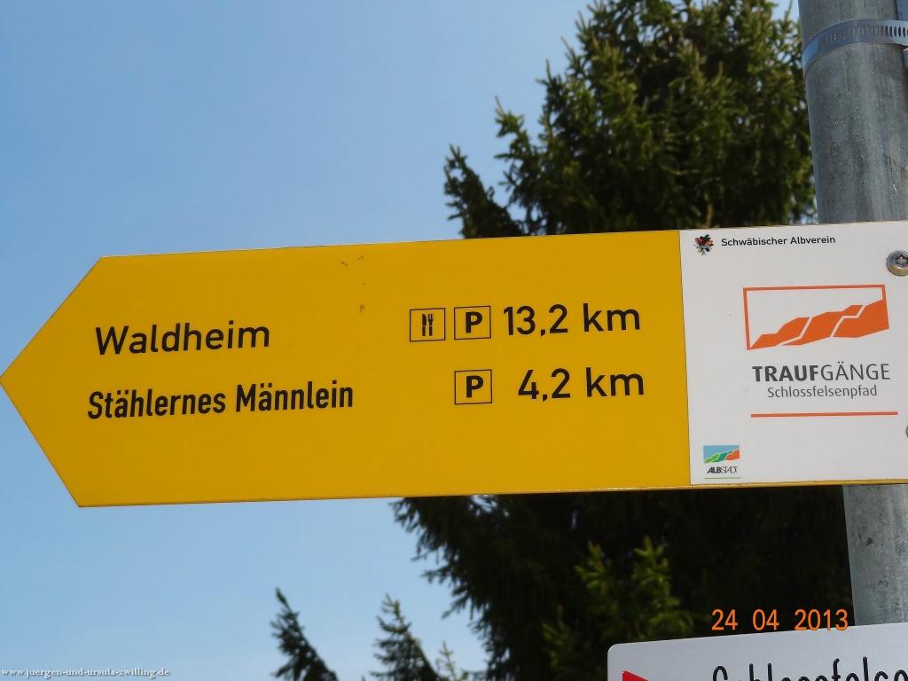 Philosophische Bildwanderung Traufgang-Schlossfelsenpfad