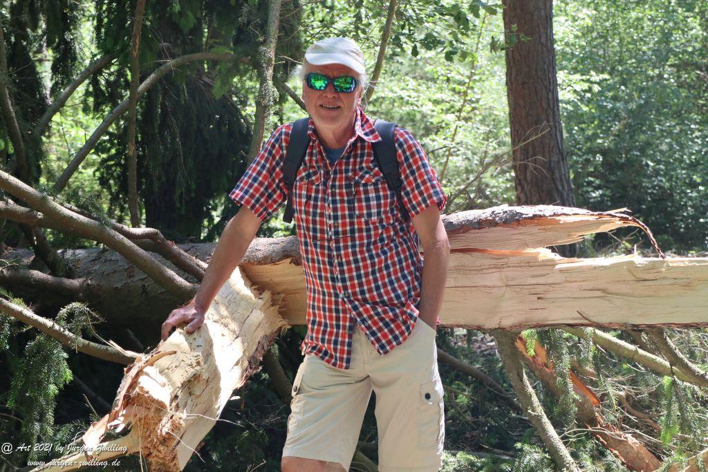 Kirchberg in Hackenheim zum Gasthaus Spreitel und zurück