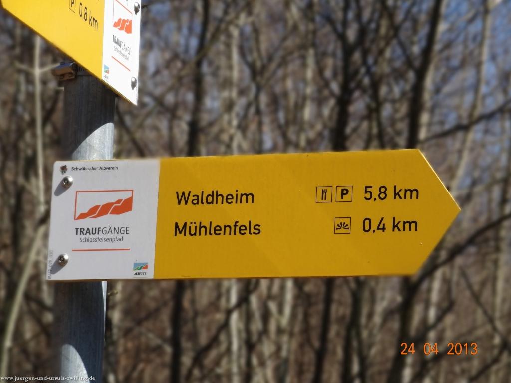 Philosophische Bildwanderung Traufgang-Schlossfelsenpfad