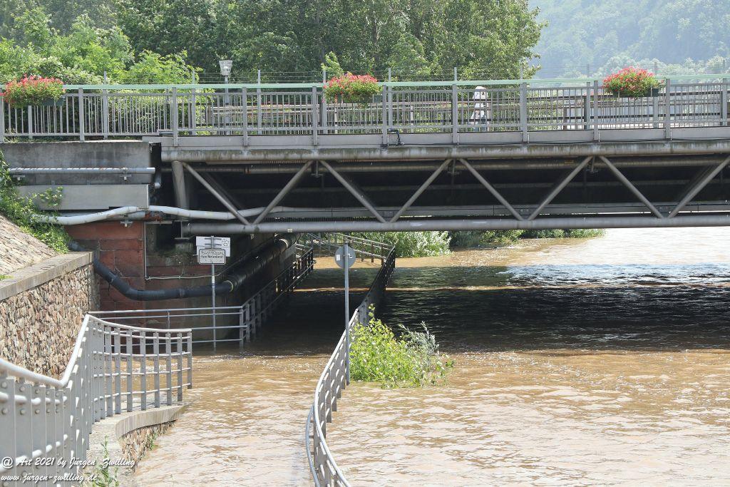 Hochwasser in Bingen am Rhein - Rheinhessen