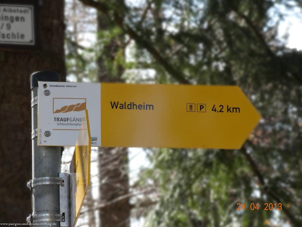 Philosophische Bildwanderung Traufgang-Schlossfelsenpfad