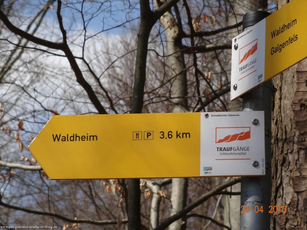 Philosophische Bildwanderung Traufgang-Schlossfelsenpfad