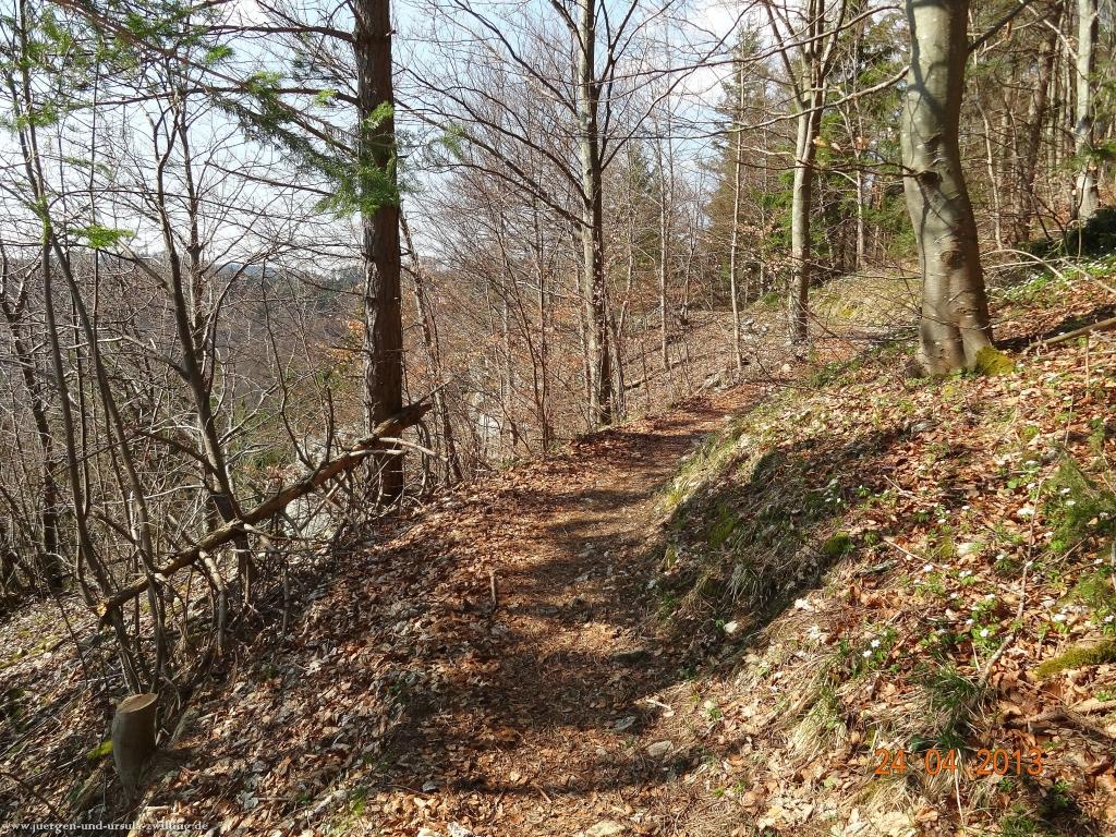 Philosophische Bildwanderung Traufgang-Schlossfelsenpfad