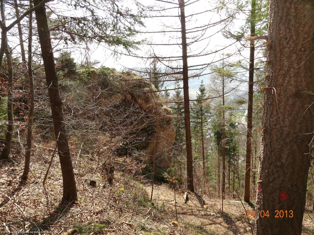 Philosophische Bildwanderung Traufgang-Schlossfelsenpfad