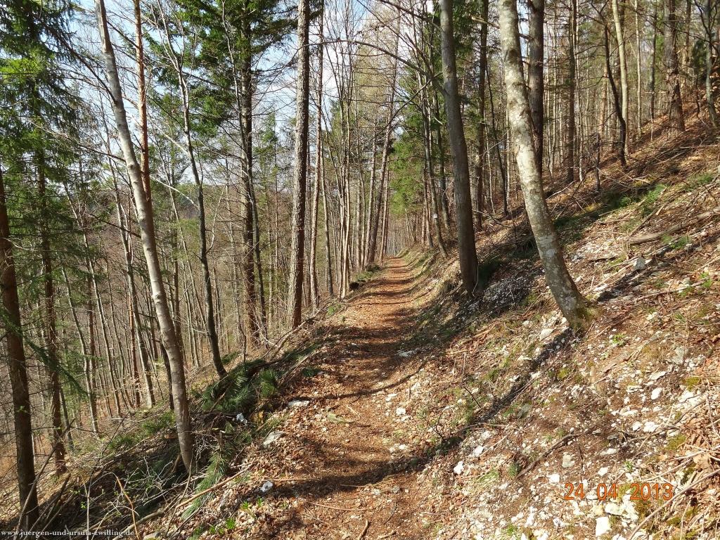 Philosophische Bildwanderung Traufgang-Schlossfelsenpfad