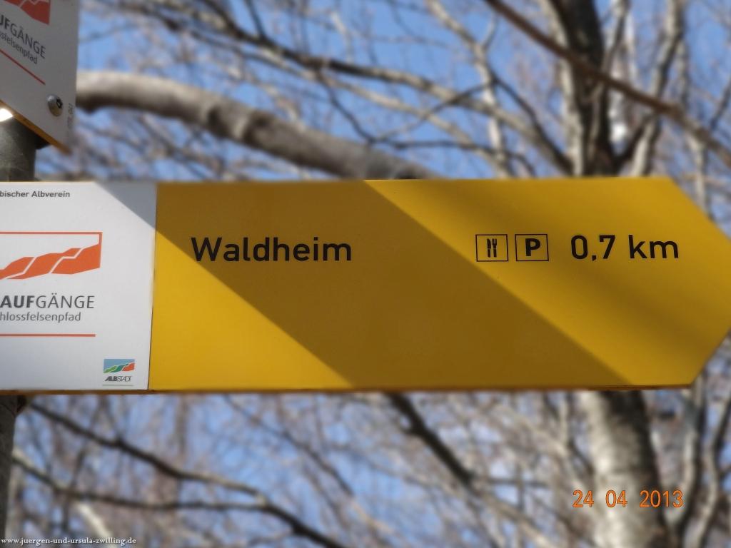 Philosophische Bildwanderung Traufgang-Schlossfelsenpfad