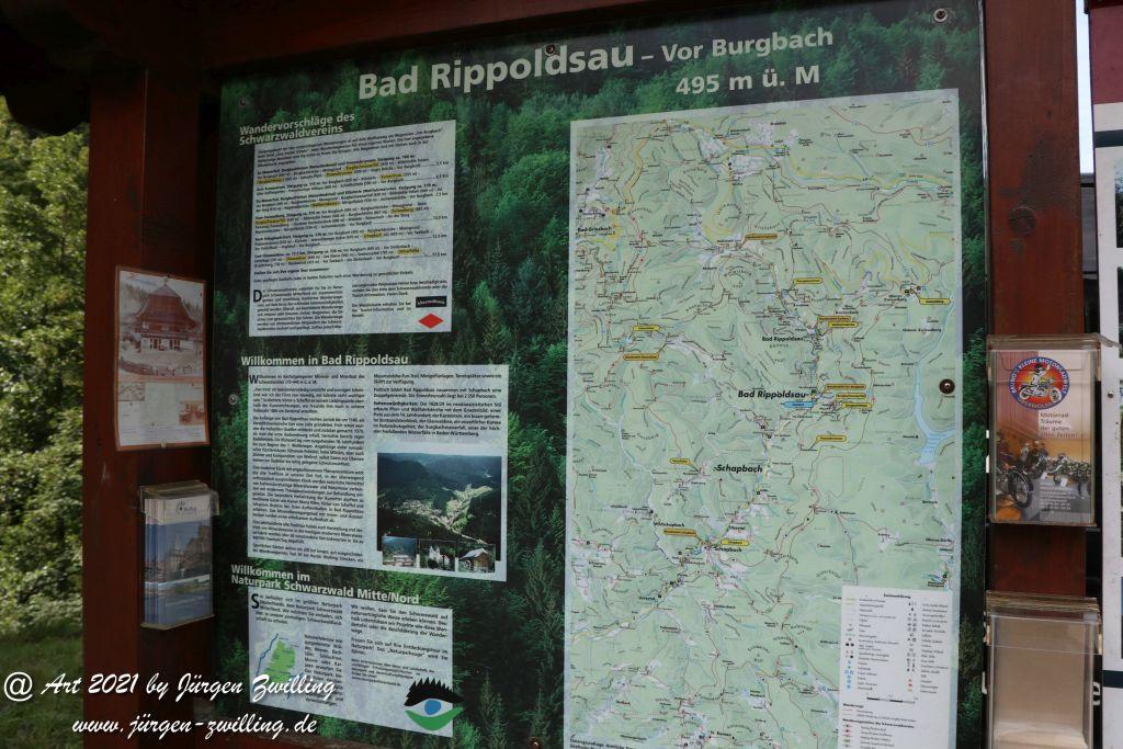 Philosophische Bildwanderung  Klösterle Schleife - Burgbach Wasserfall - Bad Rippoldsau - Schwarzwald