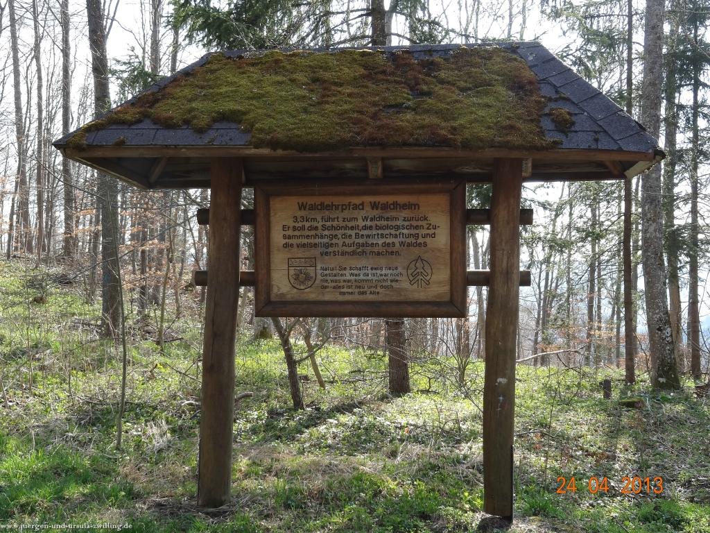 Philosophische Bildwanderung Traufgang-Schlossfelsenpfad