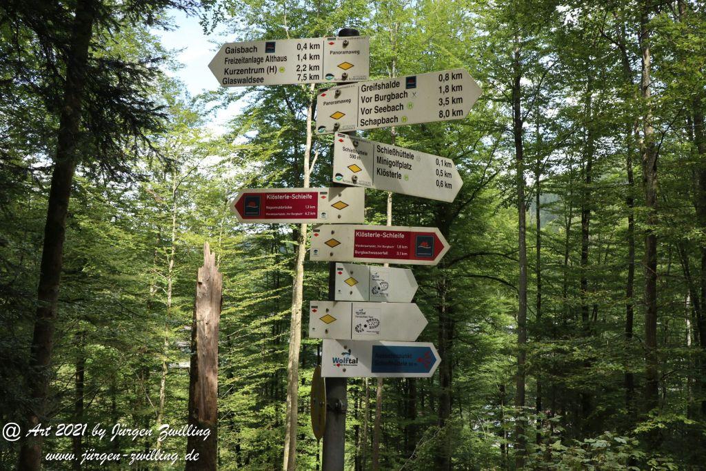 Philosophische Bildwanderung Klösterle Schleife - Burgbach Wasserfall - Bad Rippoldsau - Schwarzwald