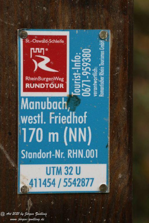 Philosophische Bildwanderung St. Oswald - Schleife - Rhein - Burgen - Weg - Manubach - Hunsrück