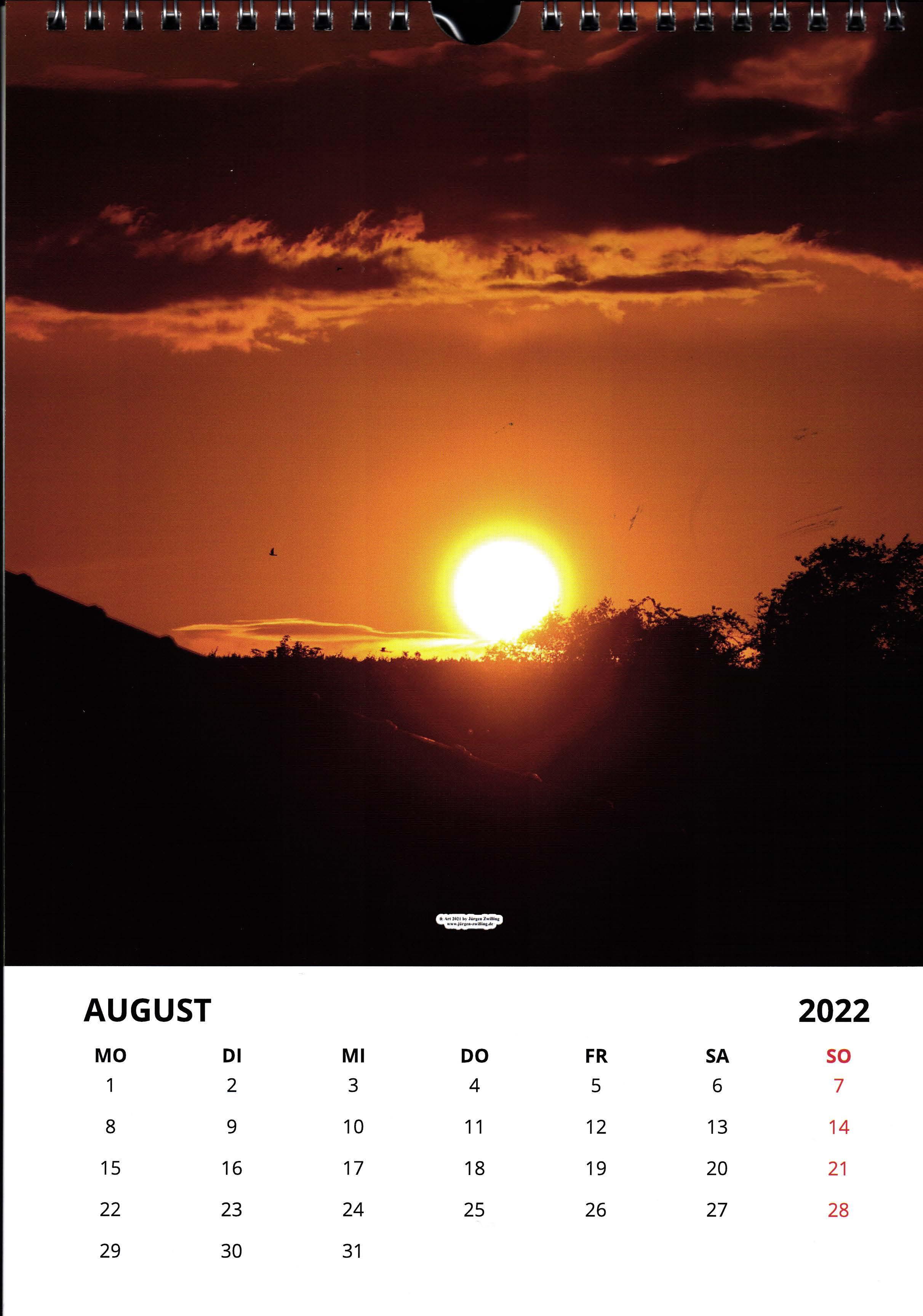 Galerie Kalender Naturkunst 2022