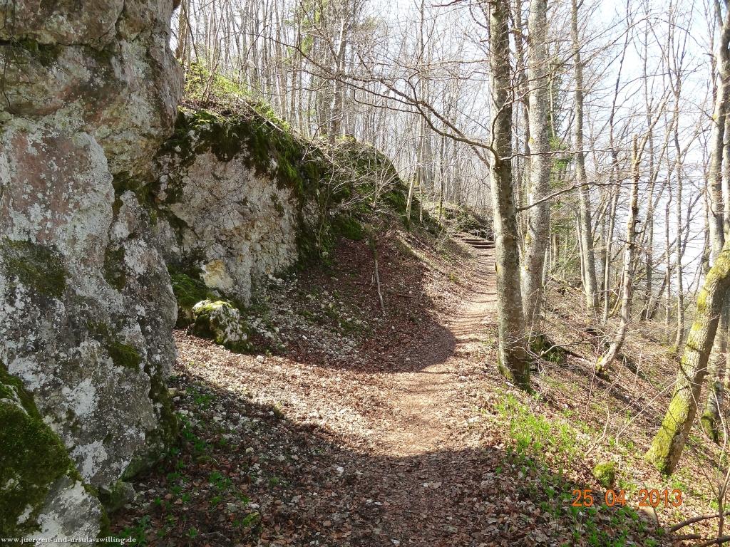 Philosophische Bildwanderung Traufgang-Felsenmeersteig
