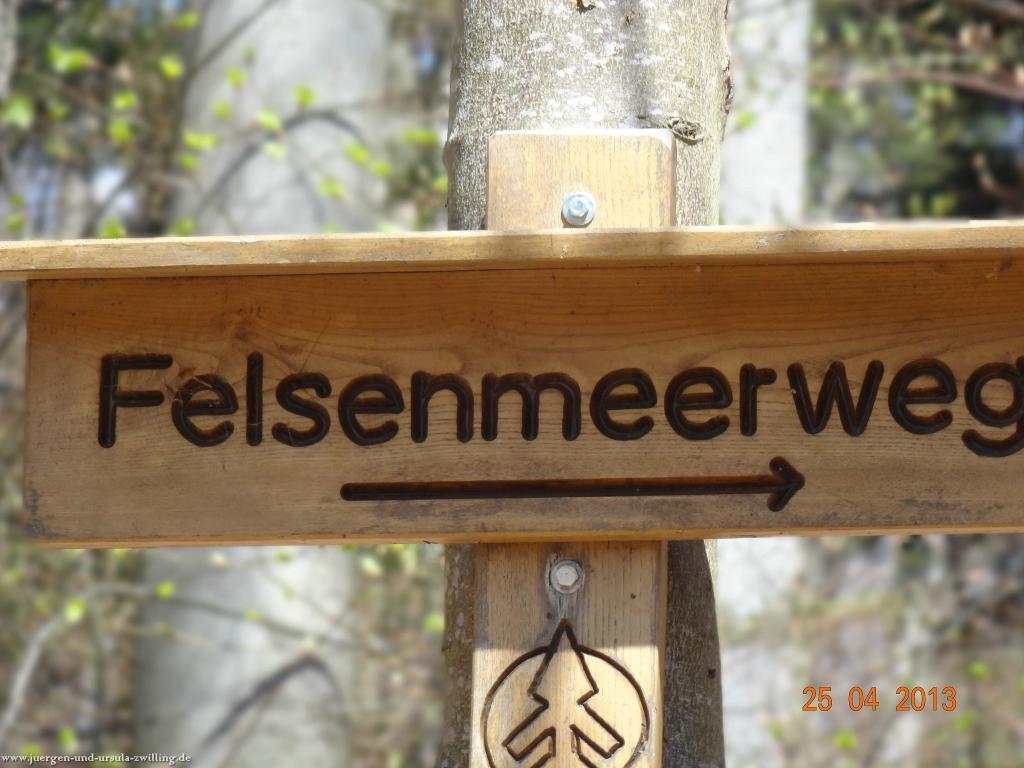 Philosophische Bildwanderung Traufgang-Felsenmeersteig