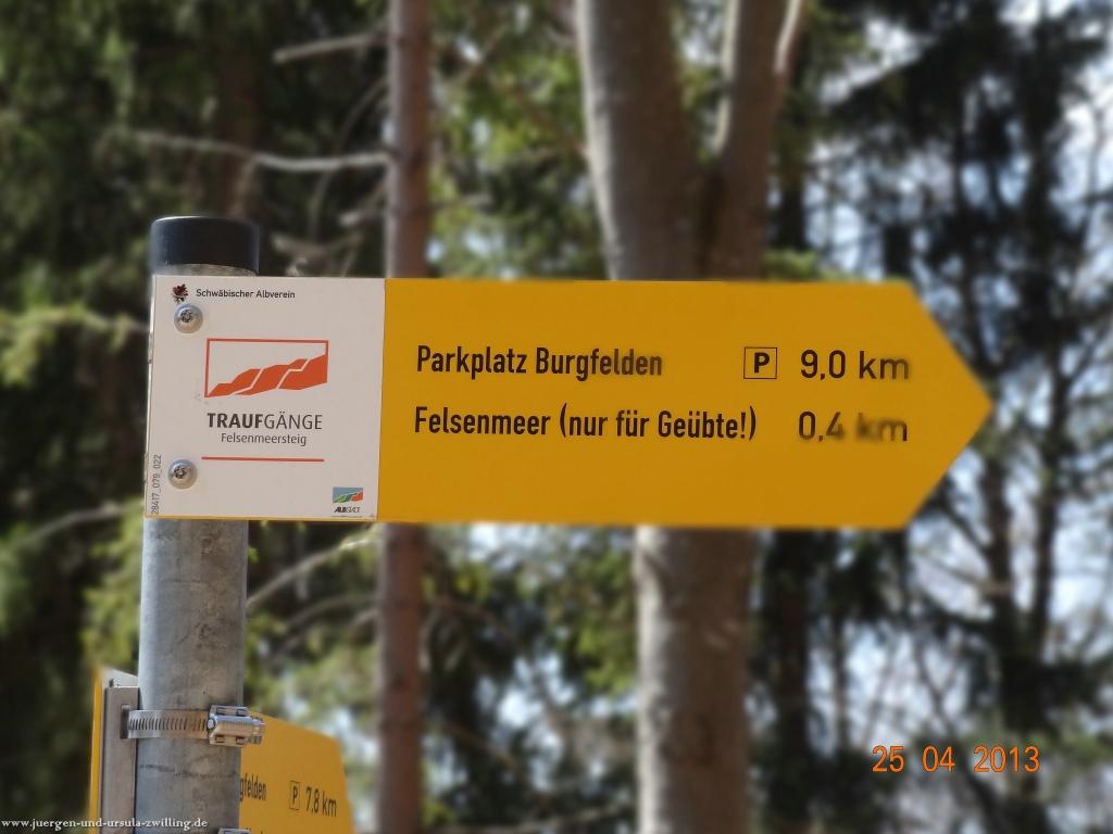 Philosophische Bildwanderung Traufgang-Felsenmeersteig