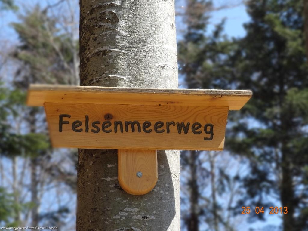 Philosophische Bildwanderung Traufgang-Felsenmeersteig