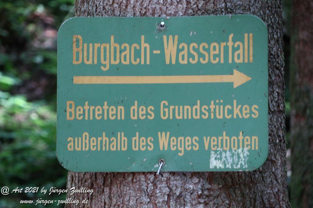 Burgbachwasserfall - Bad Rippoldsau-Schapbach - Schwarzwald