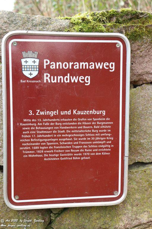Philosophische Bildwanderung - Rund um die Kauzenburg Bad Kreuznach - Nahe - Rheinhessen