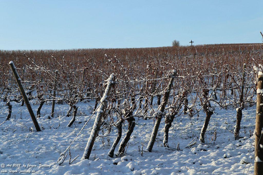 Schnee in Rheinhessen - Hackenheim