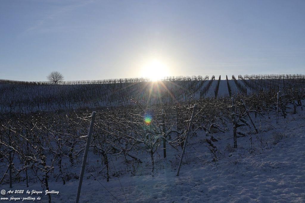 Schnee in Rheinhessen - Hackenheim