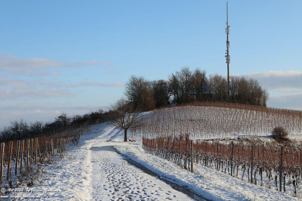 Schnee in Rheinhessen - Hackenheim