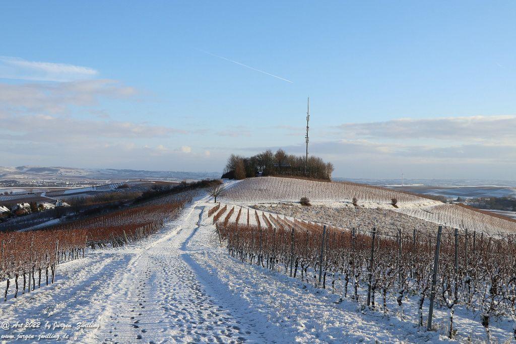 Schnee in Rheinhessen - Hackenheim