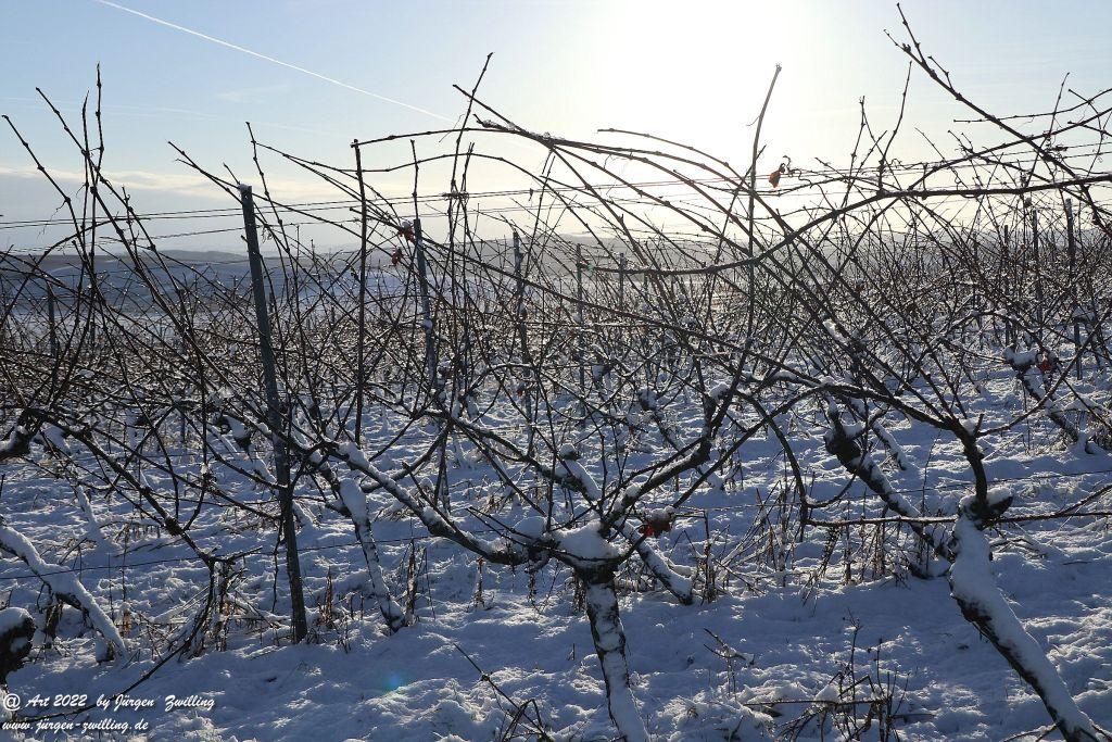 Schnee in Rheinhessen - Hackenheim