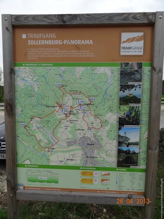 Philosophische Bildwanderung Traufgang Zollernburg-Panorama