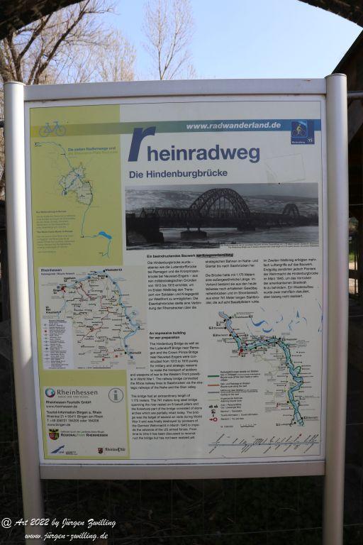 Philosophische Bildwanderung Rheinwanderung von Bingen Kempten nach Ingelheim - Rheinhessen