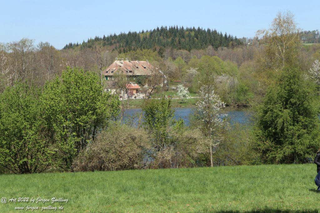 Affenberg Salem mit Störche und Damwild - Bodensee - Baden-Württemberg