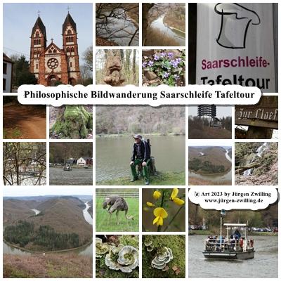 Philosophische Bildwanderung Saarschleife Tafeltour - Mettlach