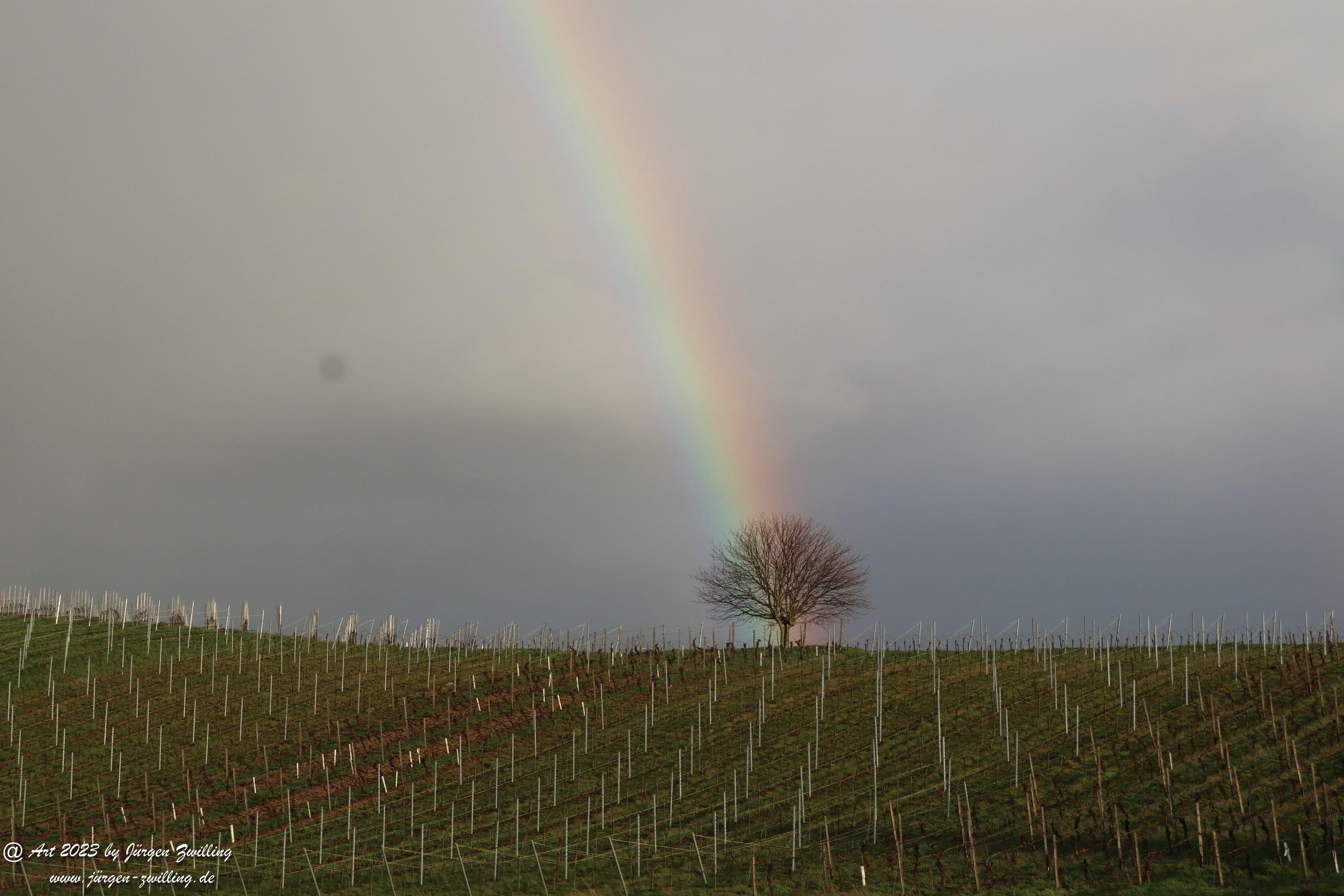 Regenbogen über Hackenheim 2