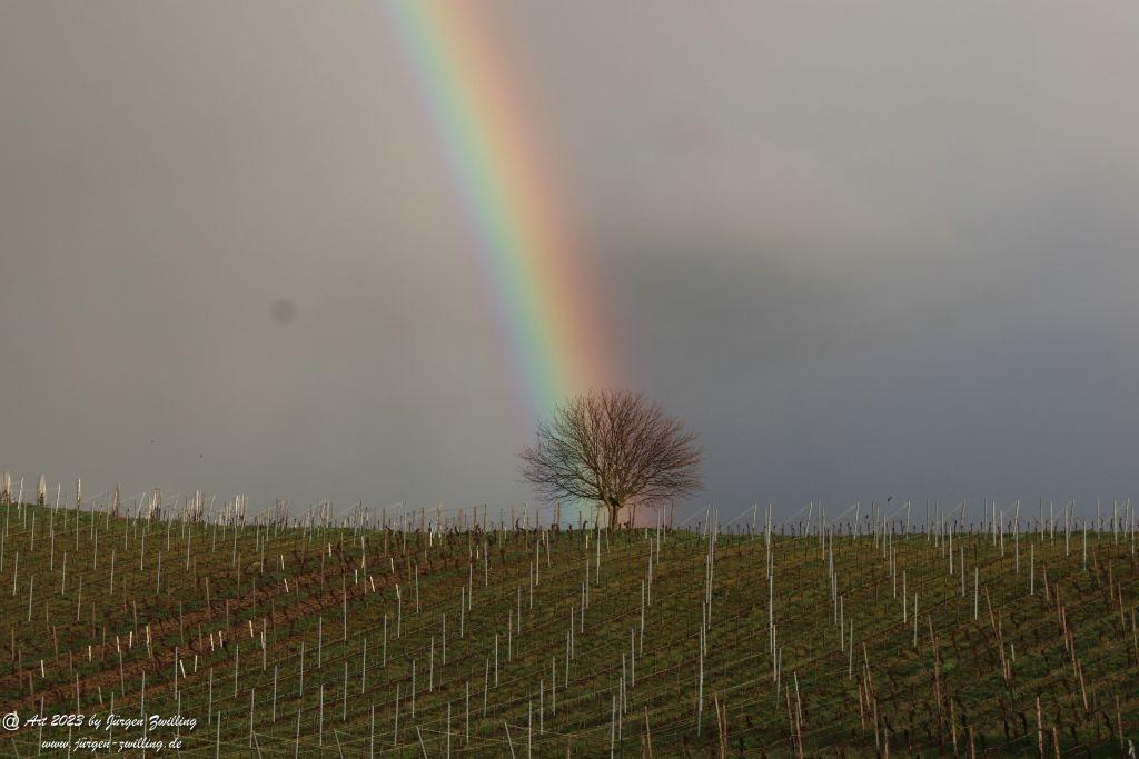 Regenbogen über Hackenheim -Rheinhessen