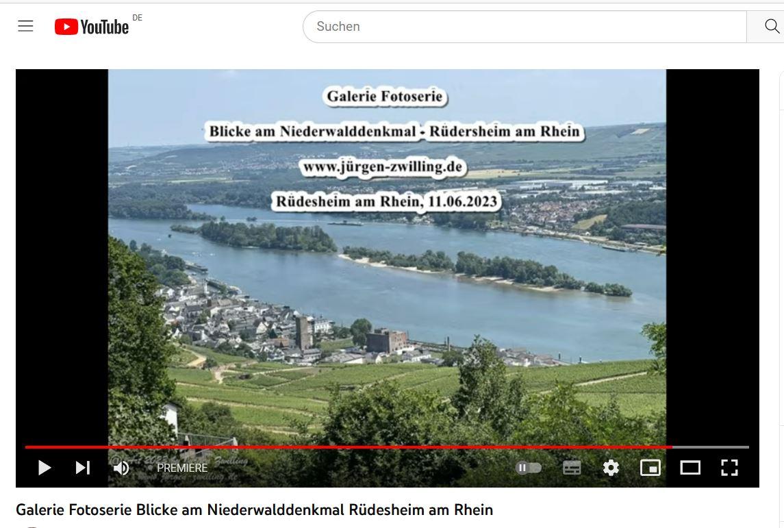 Blicke am Niederwalddenkmal - Rüdesheim am Rhein