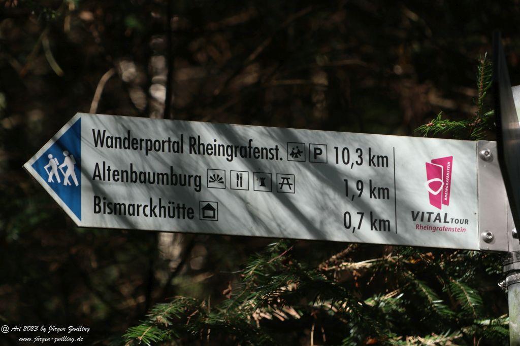 Philosophische Bildwanderung Vitaltour Altenbaumburg von Hackenheim - Naheland