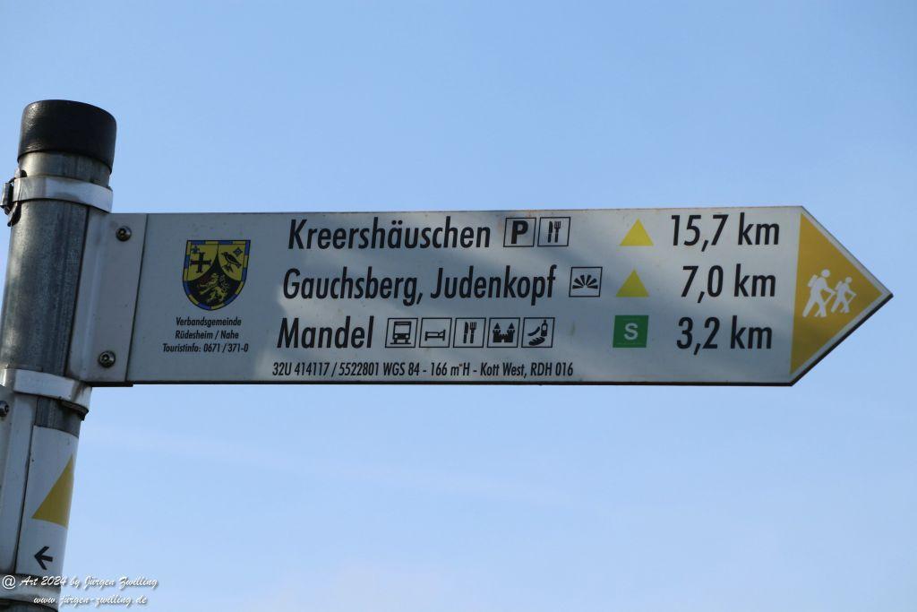 Philosophische Bildwanderung Rüdesheim an der Nahe - Mandel - Rüdesheim - Rheinhessen