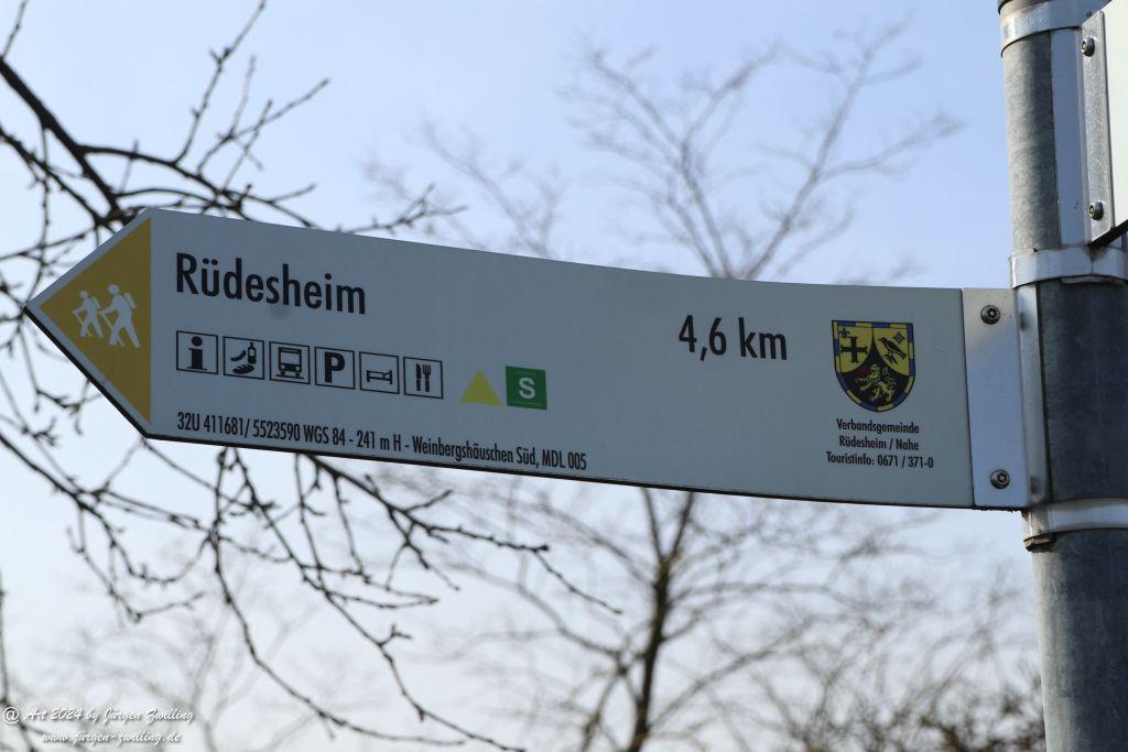 Philosophische Bildwanderung Rüdesheim an der Nahe - Mandel - Rüdesheim - Rheinhessen