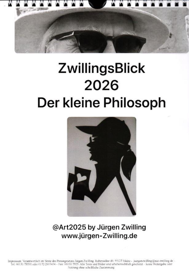 Kalender 2026 ZwillingsBlick – Der kleine Philosoph