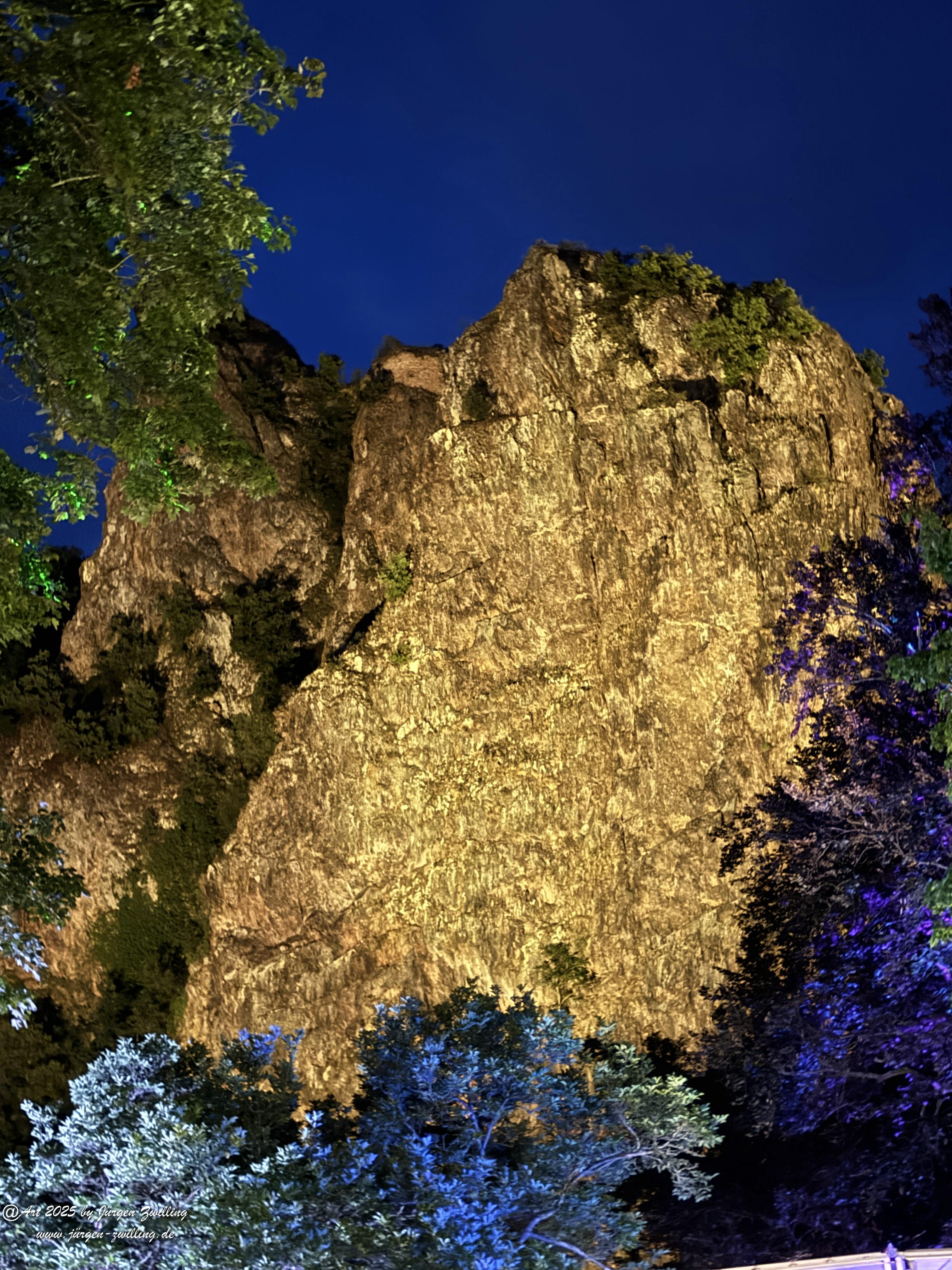 Rheingrafenstein bei Nacht 