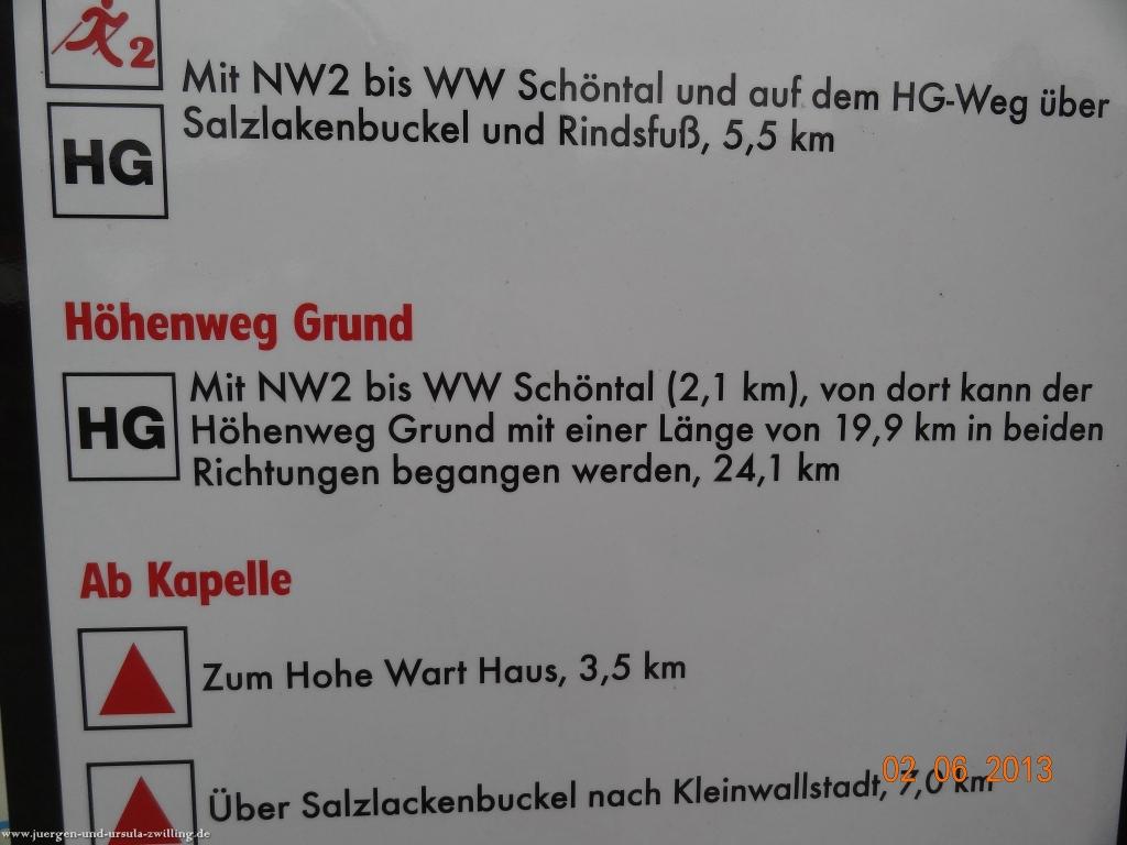 Philosophische Bildwanderung Höhenweg Grund - Spessart
