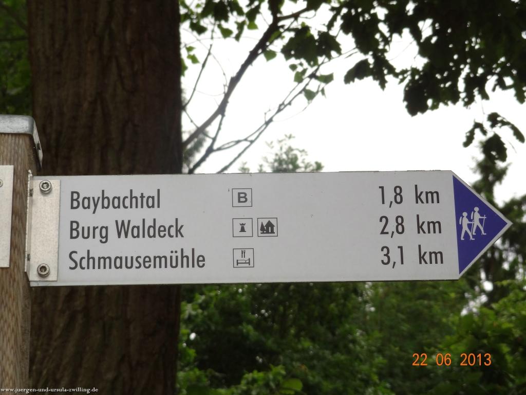 Philosophische Bildwanderung Traumschleife Baybachklamm