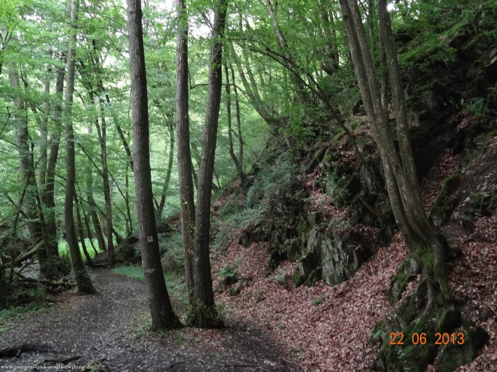 Philosophische Bildwanderung Traumschleife Baybachklamm