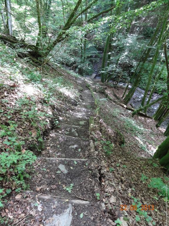 Philosophische Bildwanderung Traumschleife Baybachklamm