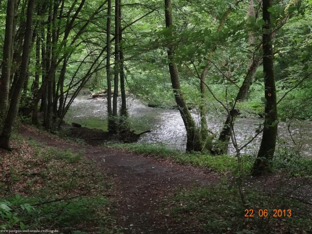 Philosophische Bildwanderung Traumschleife Baybachklamm