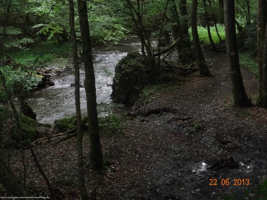 Philosophische Bildwanderung Traumschleife Baybachklamm